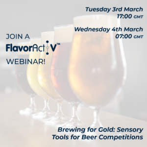 Brewing for Gold beer sensory webinar by FlavorActiV
